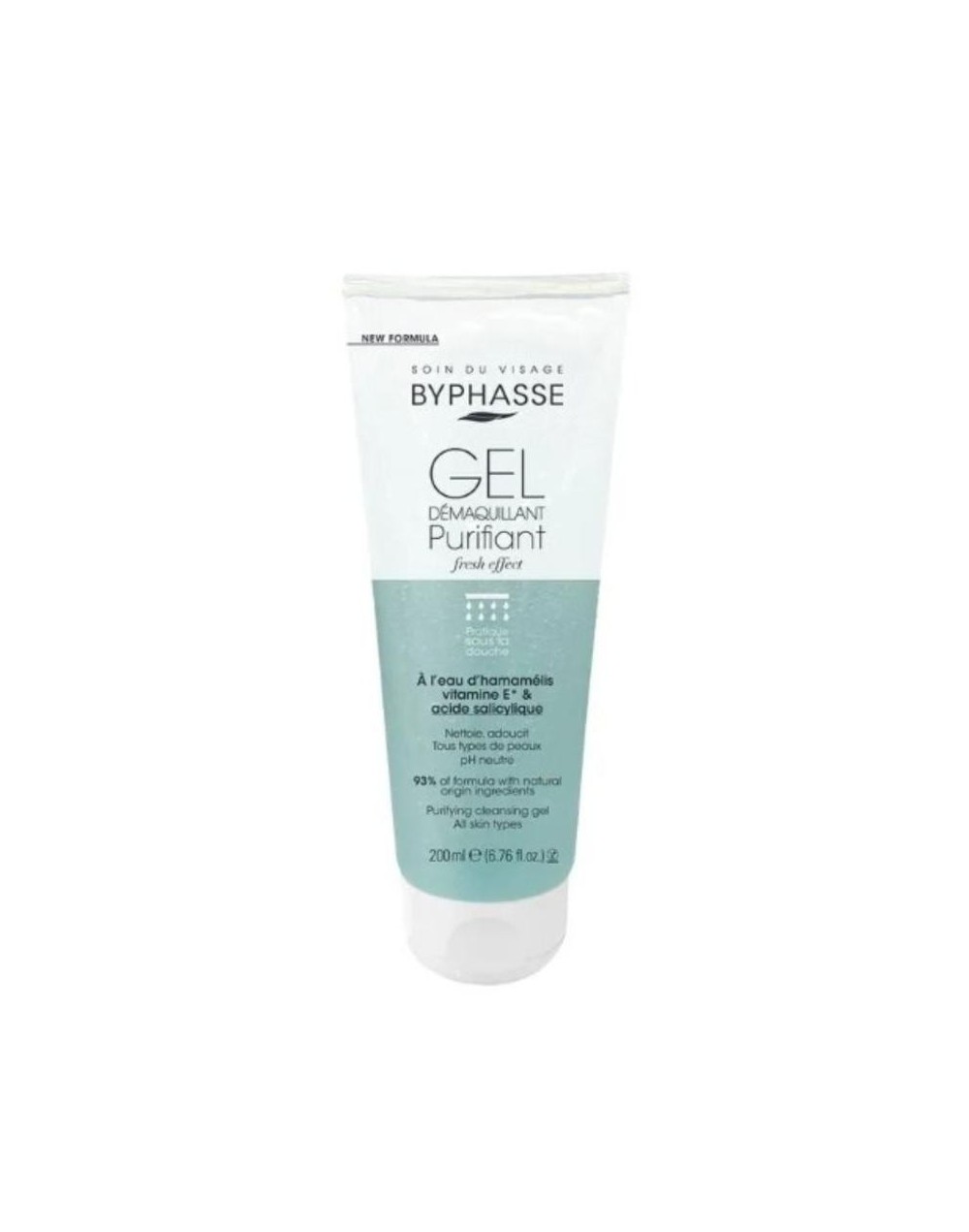 SAMY BYPHASSE GEL DEMAQUILLANT PURIFIANT FRESH EFFECT 200ML