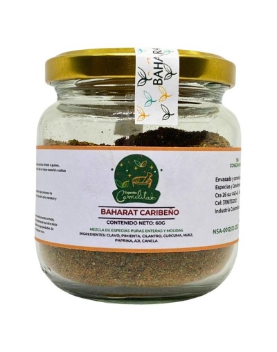 Baharat Caribeño x 60 gramos