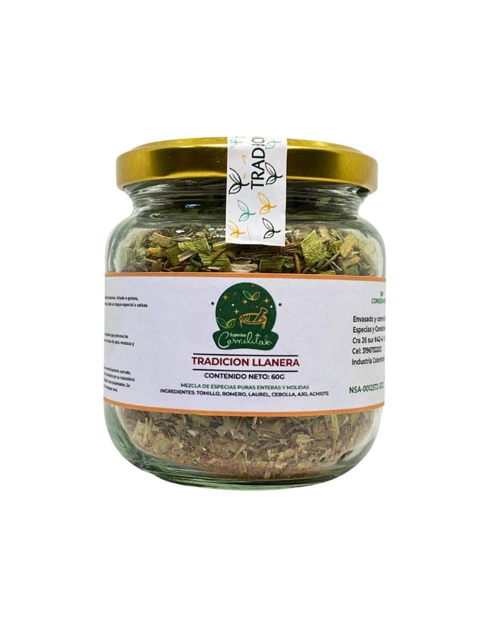Tradición llanera x 60 gramos