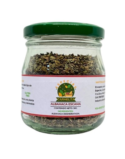 Albahaca Escama x 40 gramos