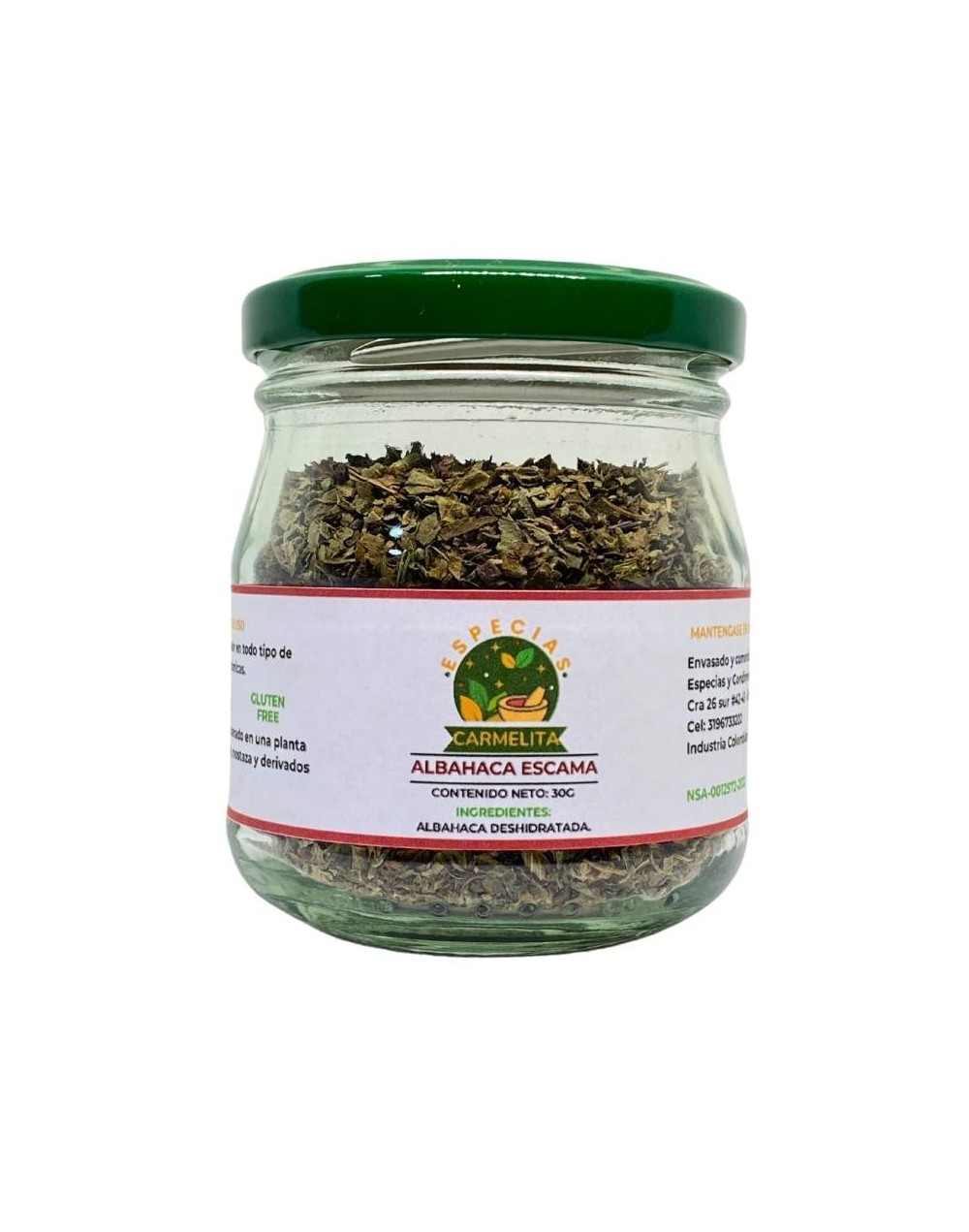 Albahaca Escama x 30 gramos