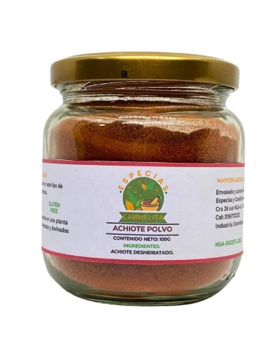 Achiote Molido x 100 gramos
