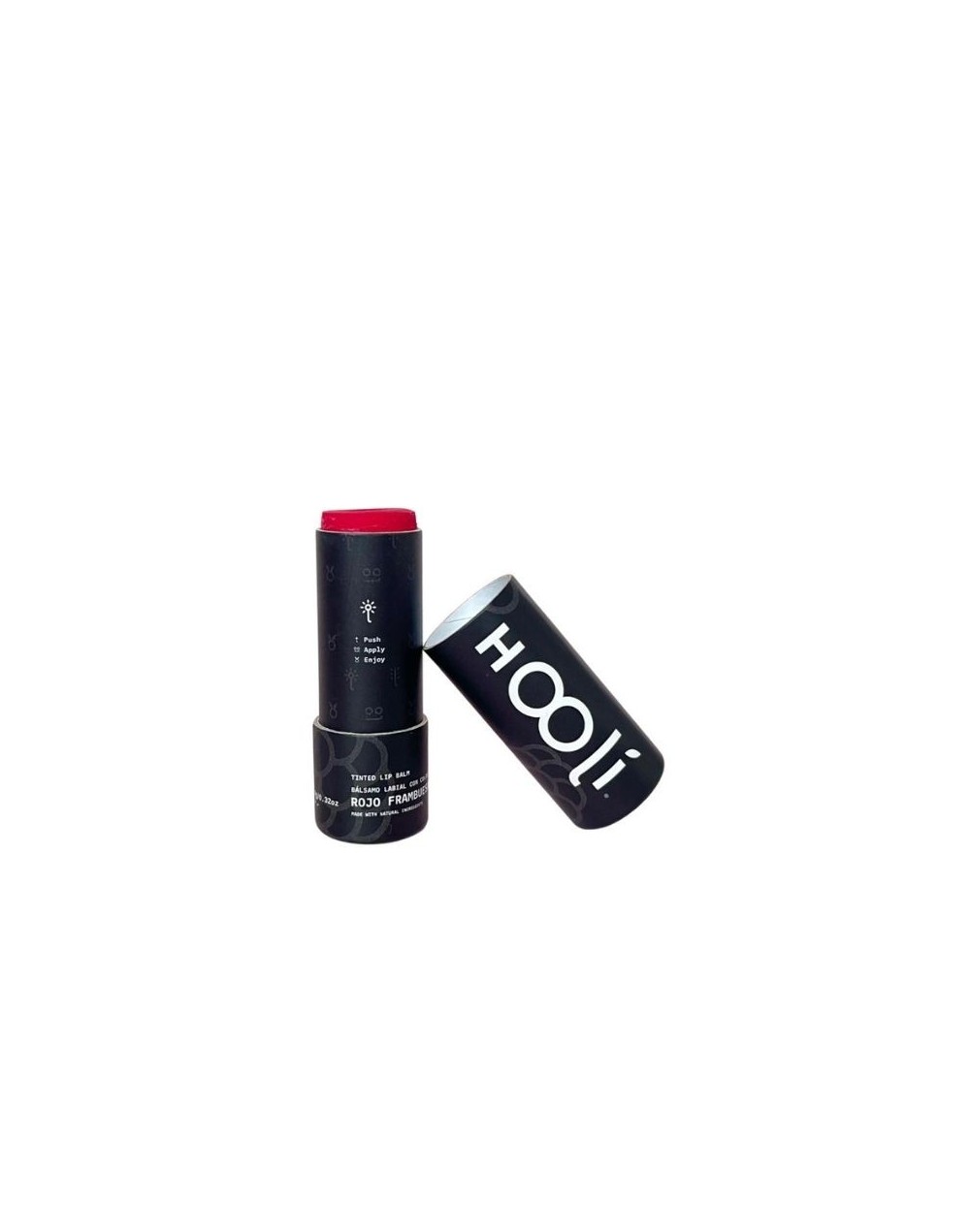 Bálsamo labial con color frambuesa -Hooli