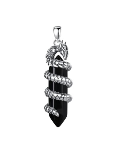 Cristal Dije Dragon Cuarzo