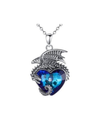 Dragón del corazón azul
