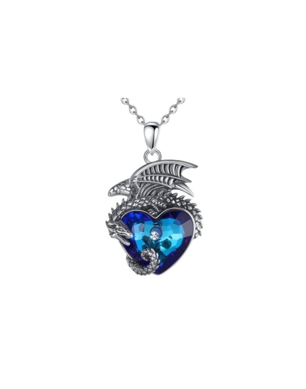 Dragón del corazón azul