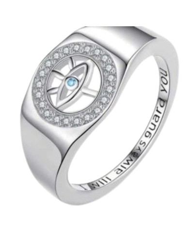 Anillo de lujo en plata 925