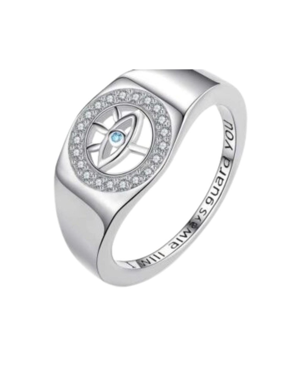 Anillo de lujo en plata 925