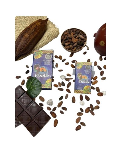 CHOCOLATES BARRAS DE CACAO AL 100 DE 90 y 45gr