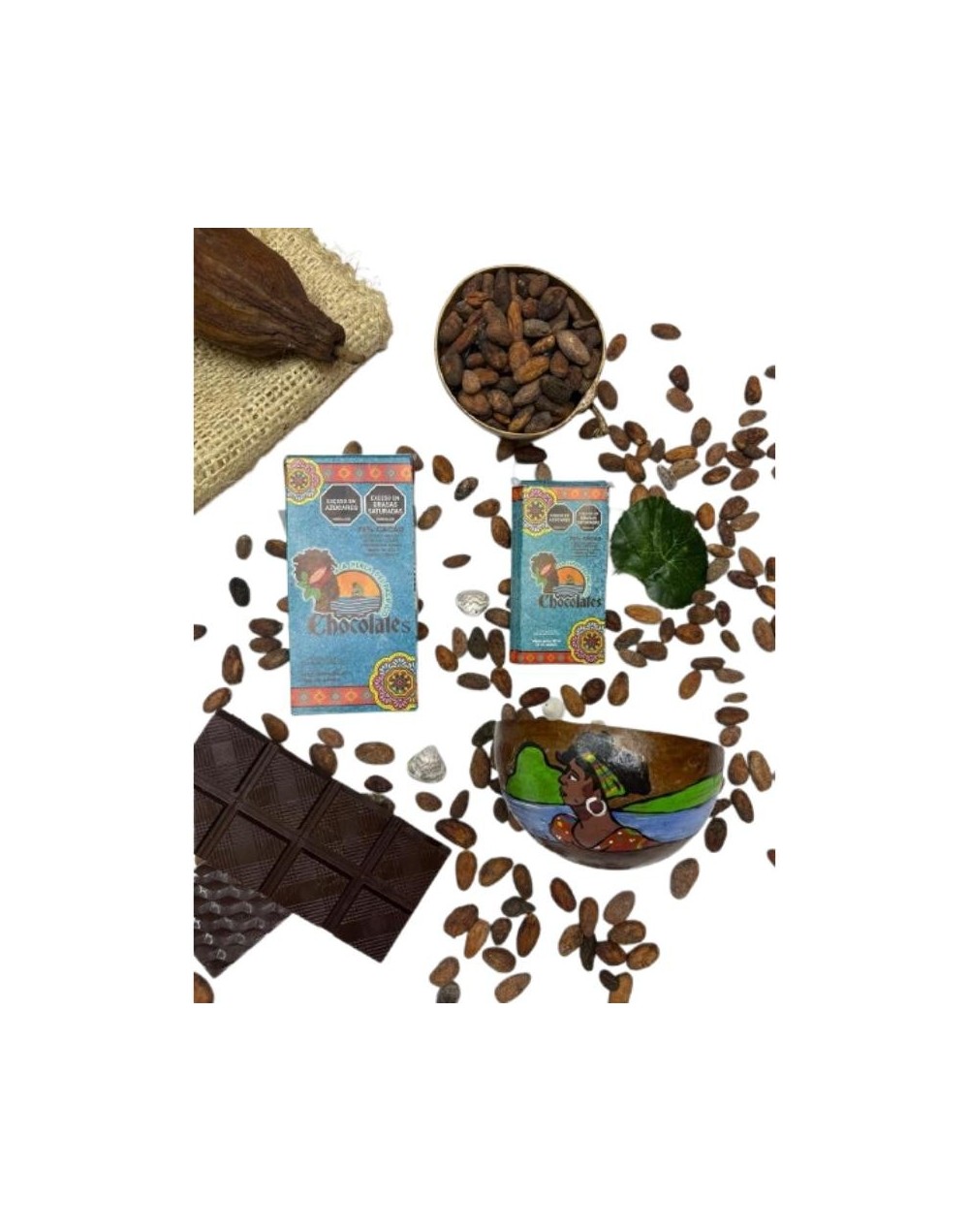 CHOCOLATES BARRAS DE CACAO AL 75 DE 90 y 45gr