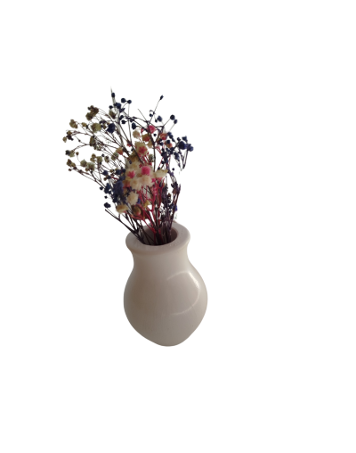 Mini florero curvilineo
