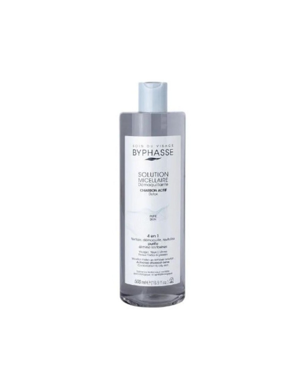 SAMY BYPHASSE SOLUTION MICELLAIRE DEMAQUILLANTE CHARBON ACTIF