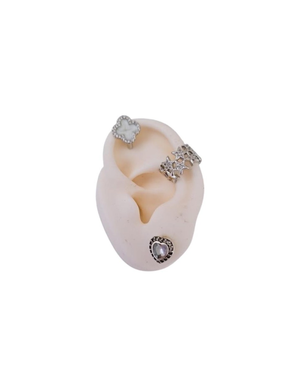 Ear Cuff Plateado 