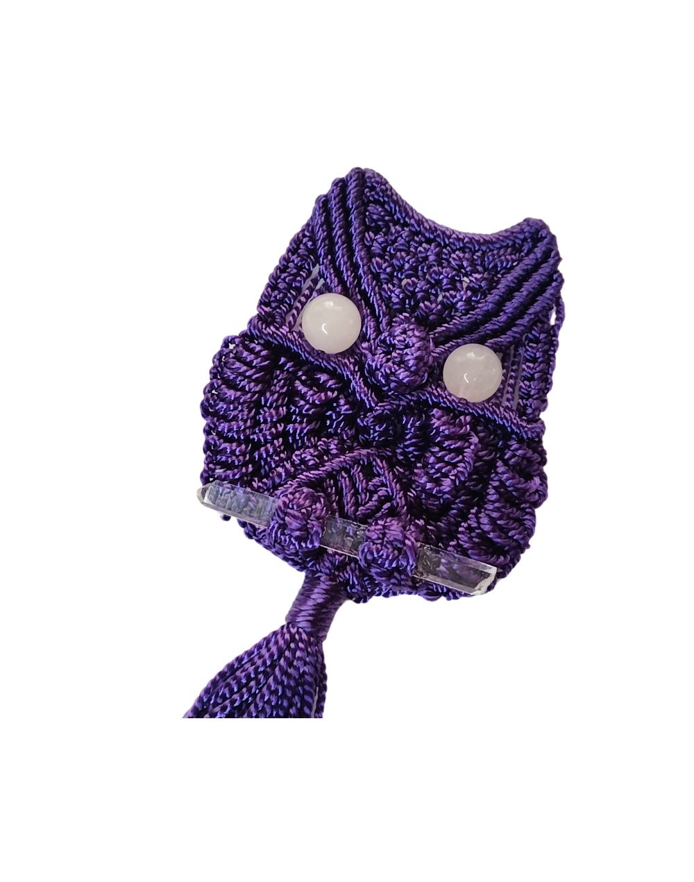 Dije Prendedor Búho Violeta Pasión