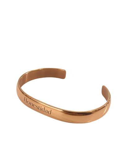 Pulsera de cobre Media caña 9mm