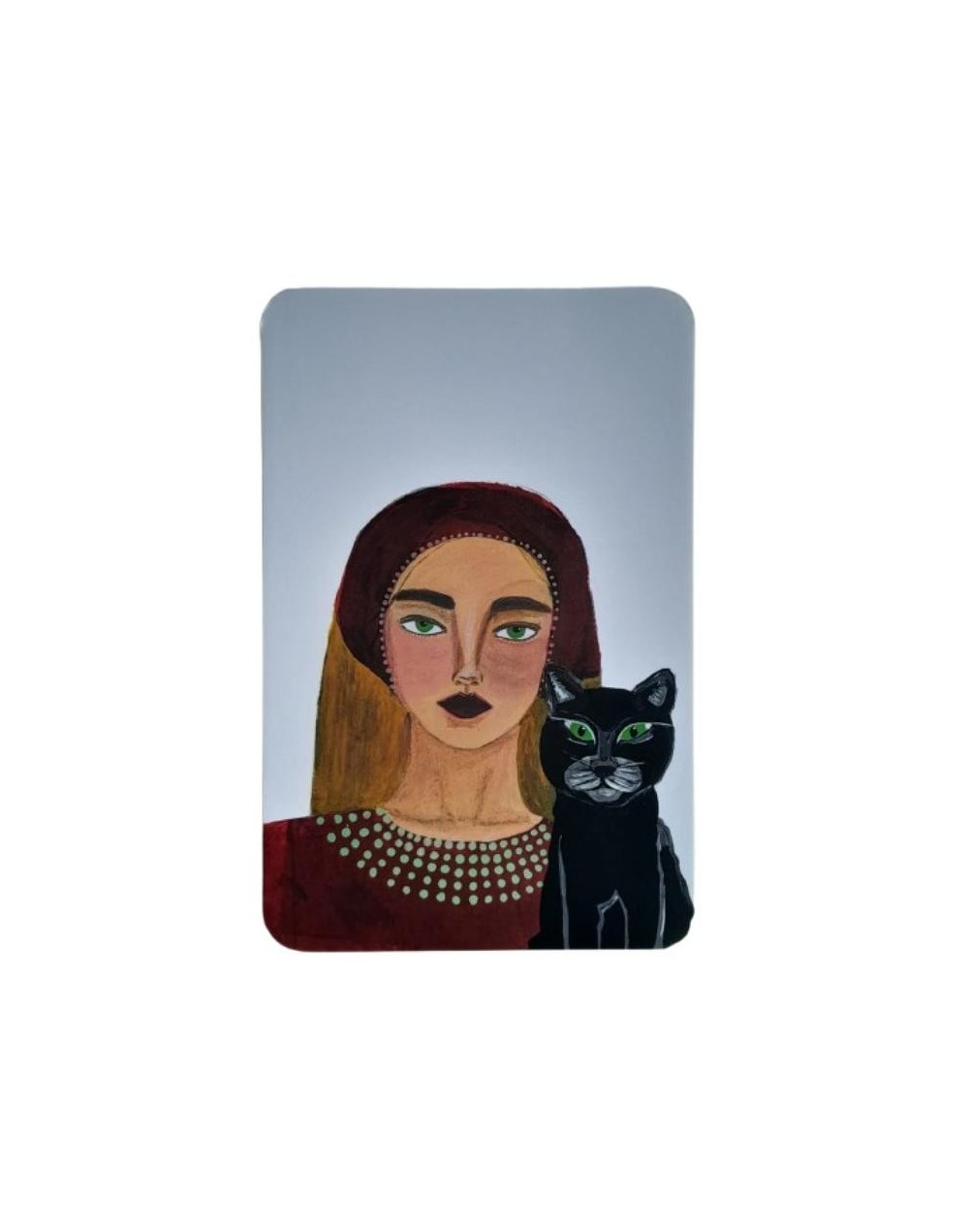 Lámina artística. (Póster) Gata