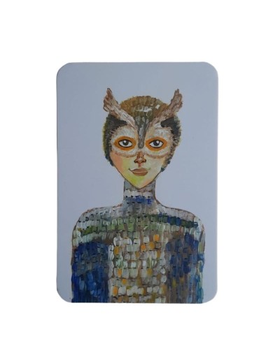 Lámina artística. (Póster). Lechuza.