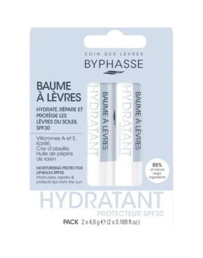 SAMY BYPHASSE PACK BAUME A LEVRES HYDRATANT PROTECTEUR LABIOS SPF30