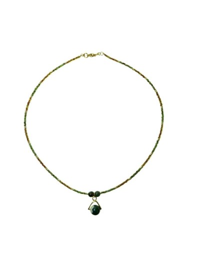 Collar Mostacilla Dije Agata India