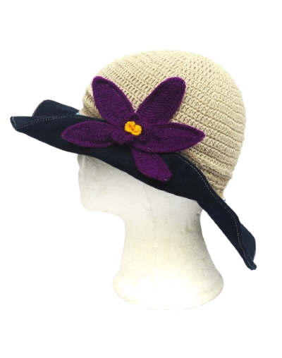 SOMBRERO LIRIO MORADO
