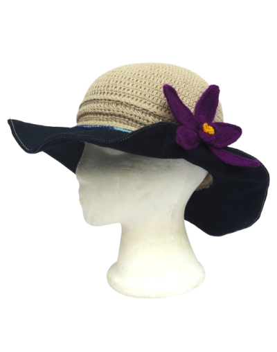 SOMBRERO LIRIO MORADO
