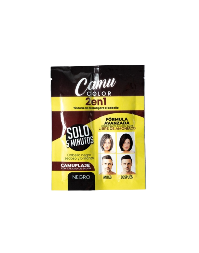 Tinte Camu color 2 en 1  Tono negro