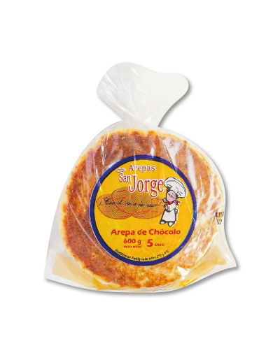 Arepa de Chocolo Artesanal por 5 Unds | Arepas San Jorge