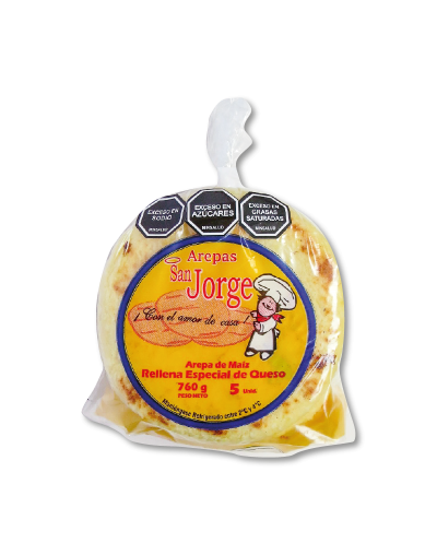 Arepa Rellena de Queso en Tamaño Especial | Arepas San Jorge