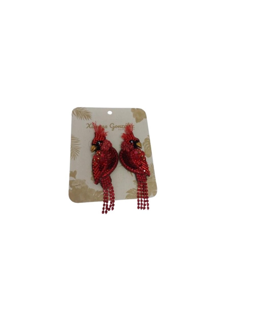 Aretes Cardinales  Bordados