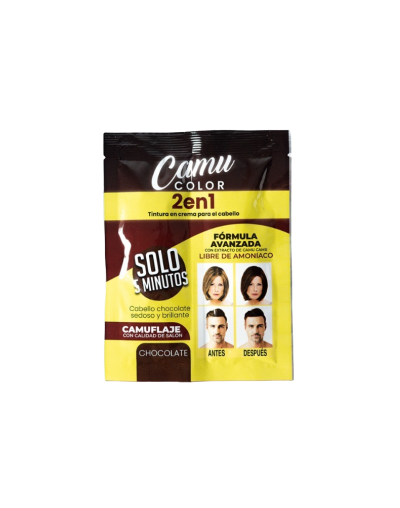 Tinte Camu color 2 en 1  Tono chocolate