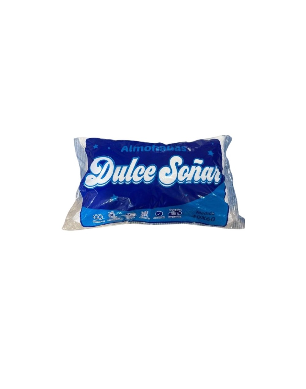 ALMOHADAS DE GUATA 40X60 CM - SUAVIDAD Y CONFORT EN TAMAÑO IDEAL