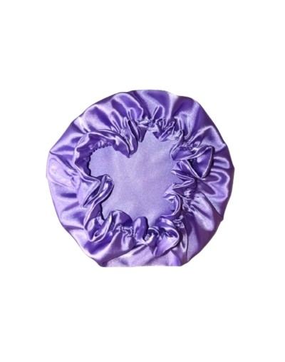 Gorro De Satín Licrado Antifrizz Color Morado