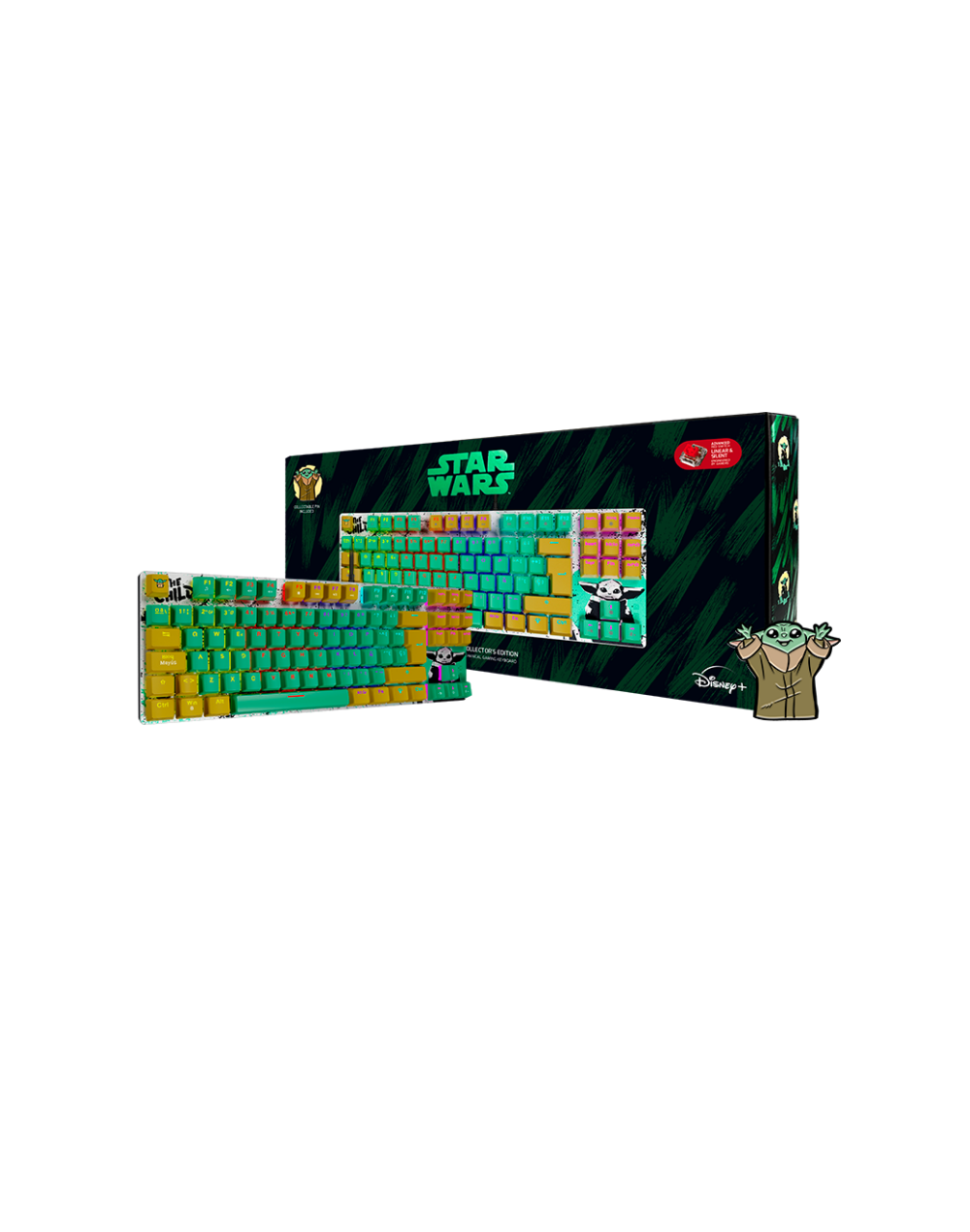 Teclado Star Wars PRIMUS Ballista 81T Grogu Brown ESP