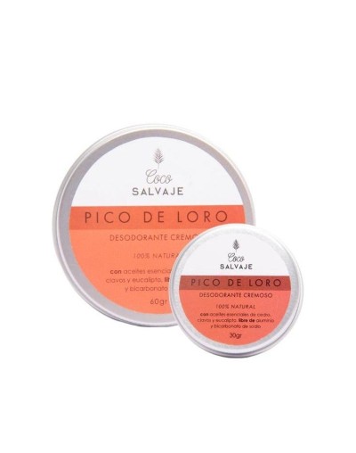 Desodorante Cremoso Madera y Especias Pico de Loro - Coco Salvaje