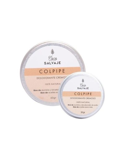 Desodorante Cremoso Colpipe Sin Fragancia - Coco Salvaje