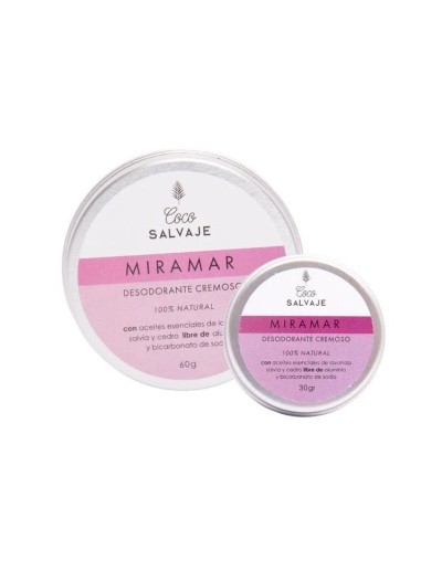 Desodorante Cremoso Floral Miramar - Coco Salvaje
