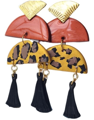 Aretes Animal Print