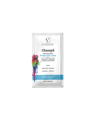 Caja Vilmoand Shampo y Acondicionador  Protección color 25 ml x 12