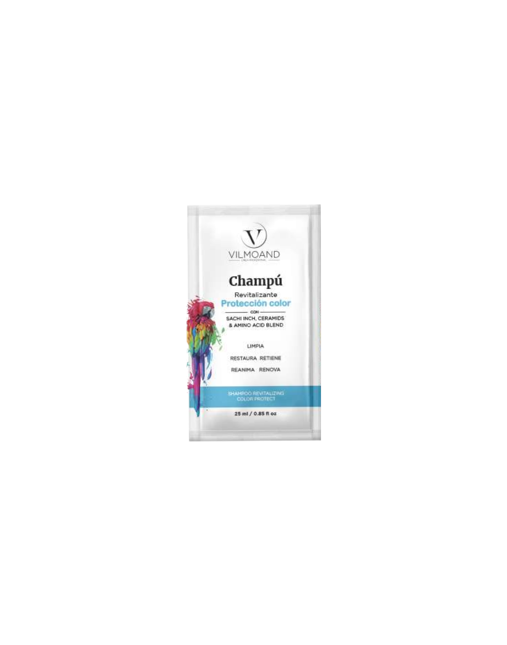Caja Vilmoand Shampo y Acondicionador  Protección color 25 ml x 12
