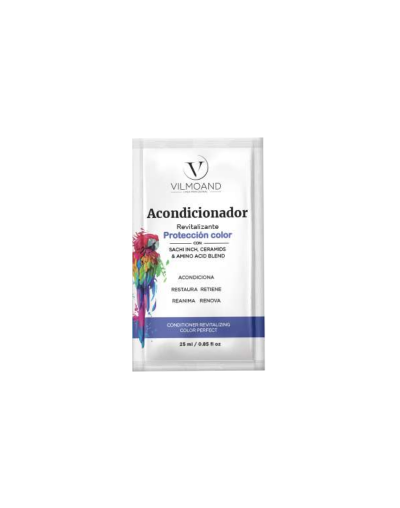 Caja Vilmoand Shampo y Acondicionador  Protección color 25 ml x 12