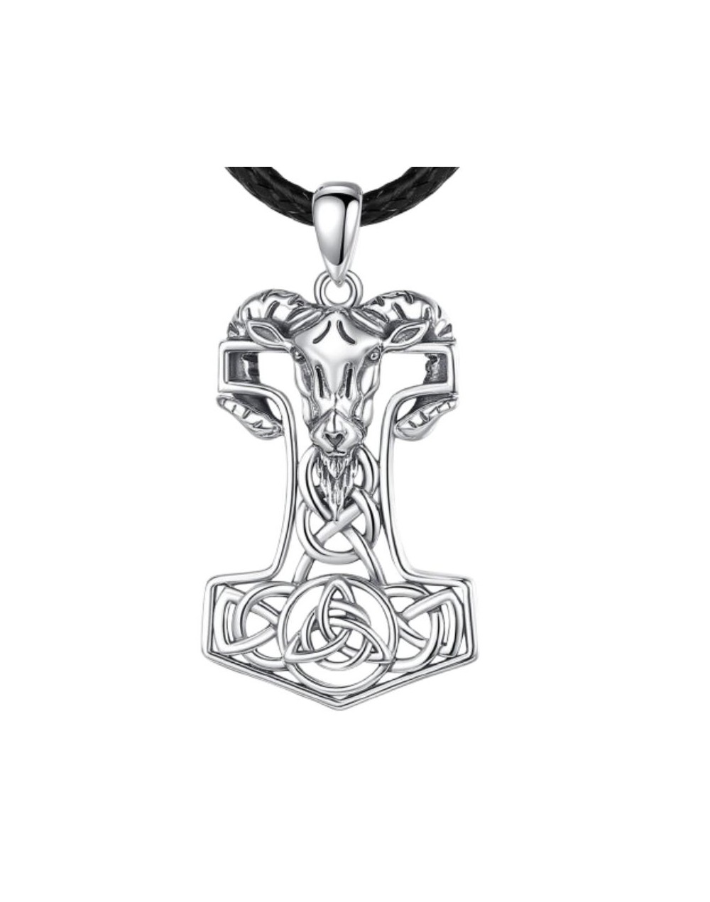Vikingo  Dije  Carnero y Martillo Triskelion