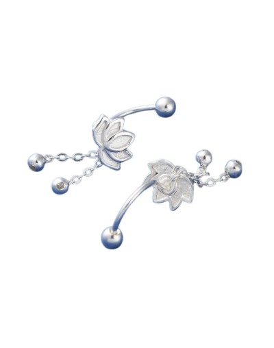 Danmei Aretes Flor de loto