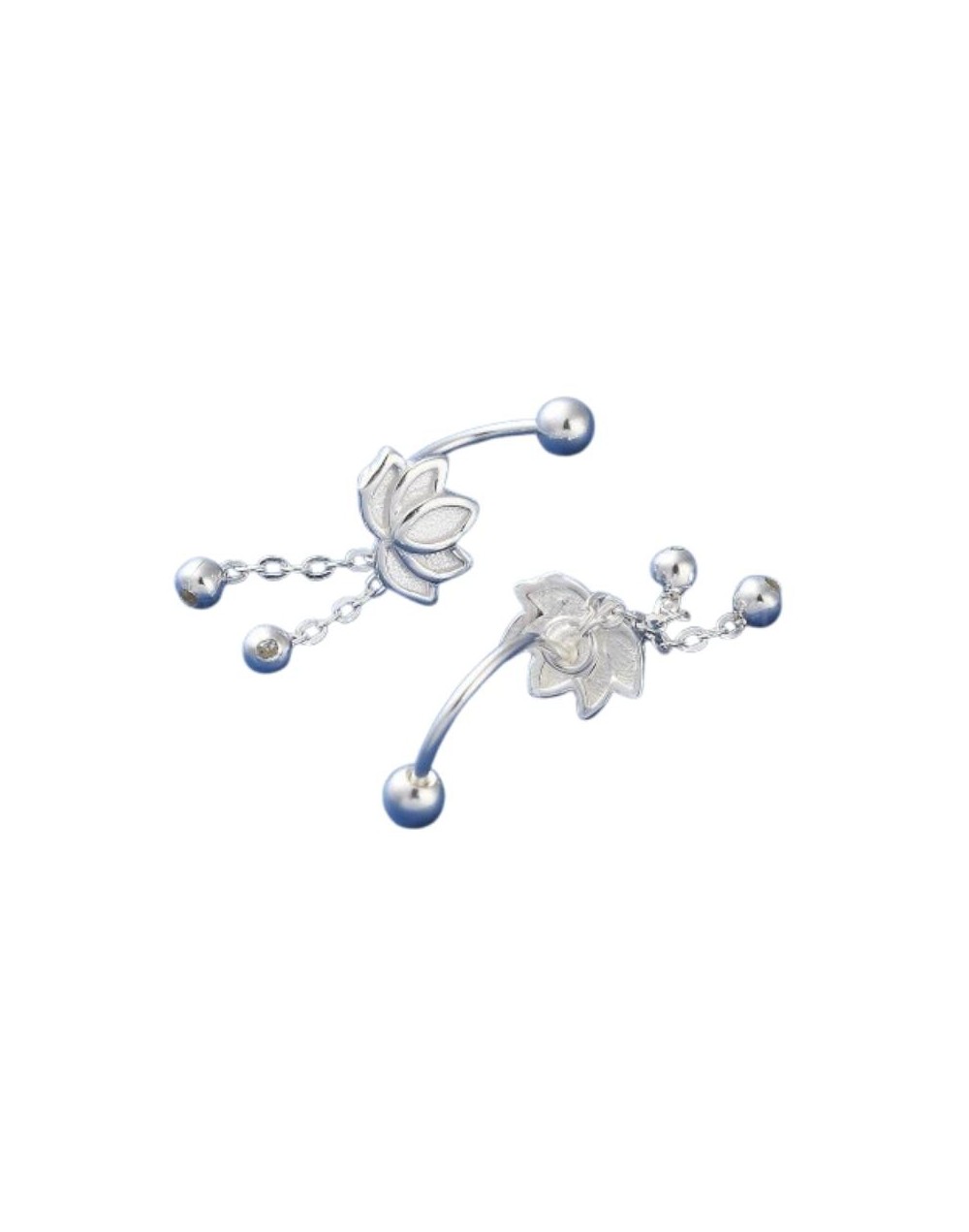 Danmei Aretes Flor de loto