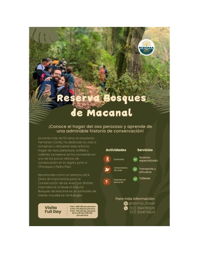 Expedición Reserva Bosques de Macanal