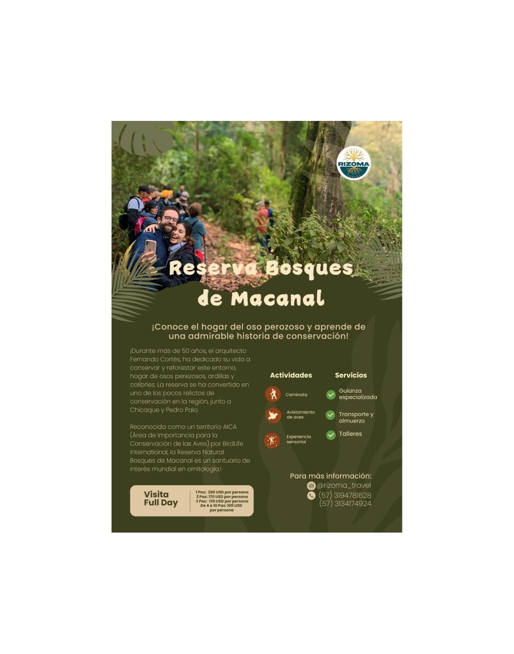 Expedición Reserva Bosques de Macanal