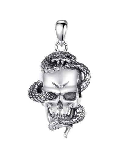 Muerte  Dije  Calavera con serpiente