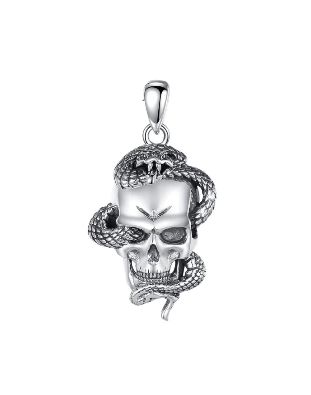 Muerte  Dije  Calavera con serpiente