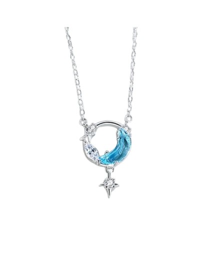 Collar Luna y Estrellita