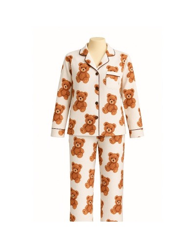 Pijama oso camisera 