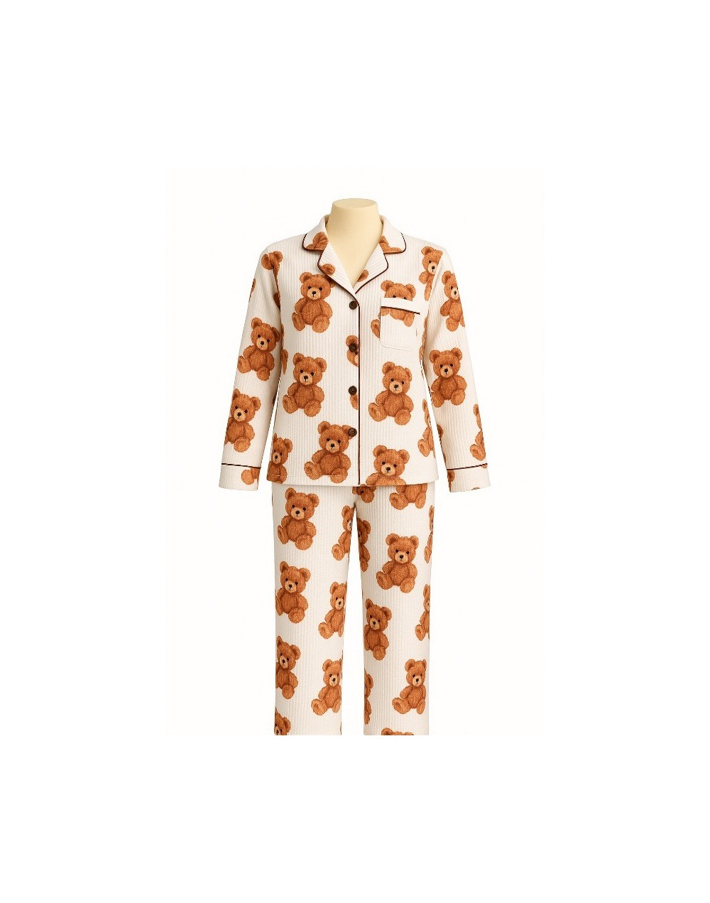 Pijama oso camisera 